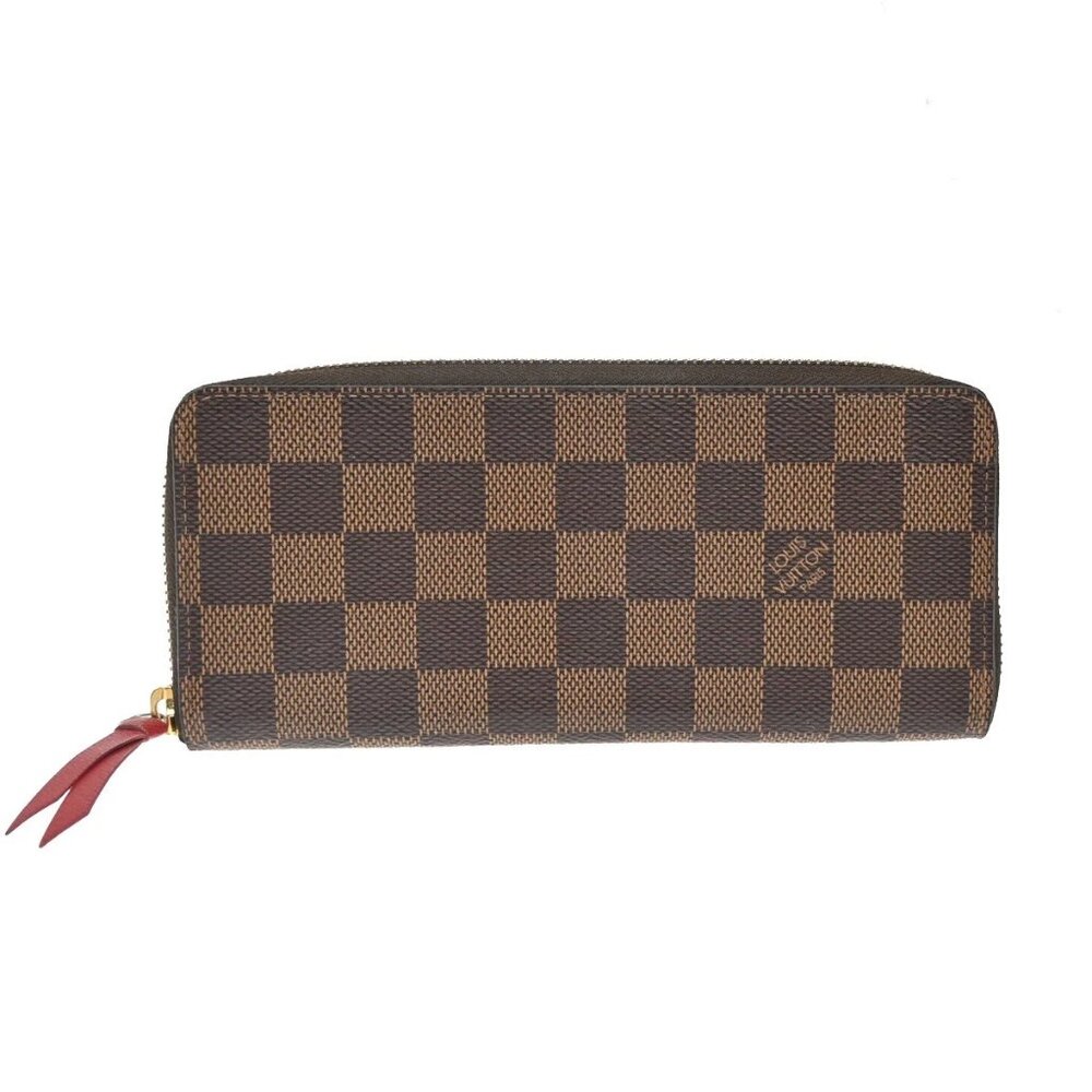 LOUIS VUITTON Portefeuille Clemence Long Wallet Damier 378-082725